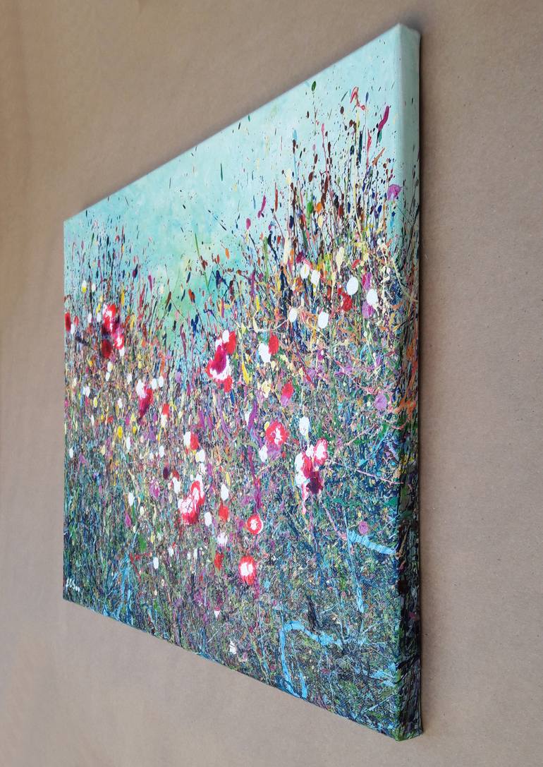 Original Abstract Expressionism Abstract Painting by En Chuen Soo