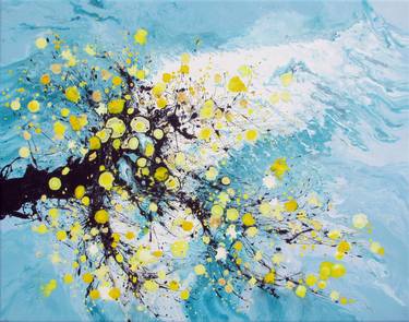 Original Abstract Tree Paintings by En Chuen Soo