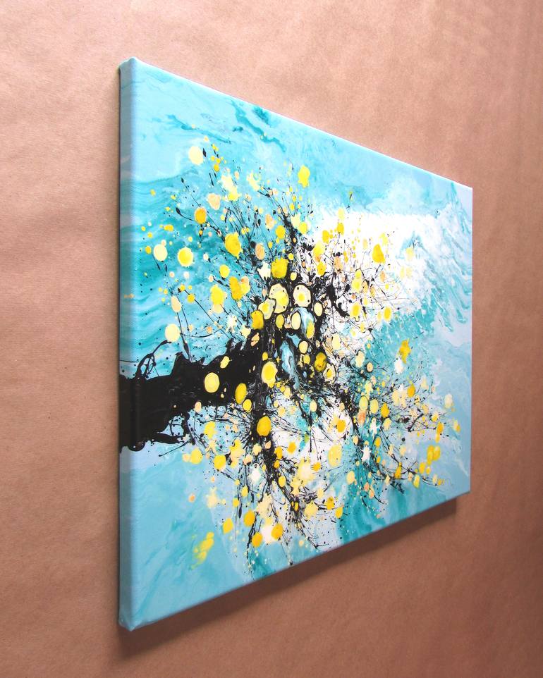 Original Abstract Tree Painting by En Chuen Soo