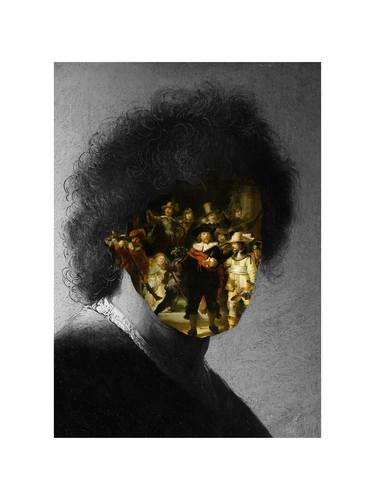 Portrait 44: Rembrandt. LARGE - Limited Edition of 6 thumb