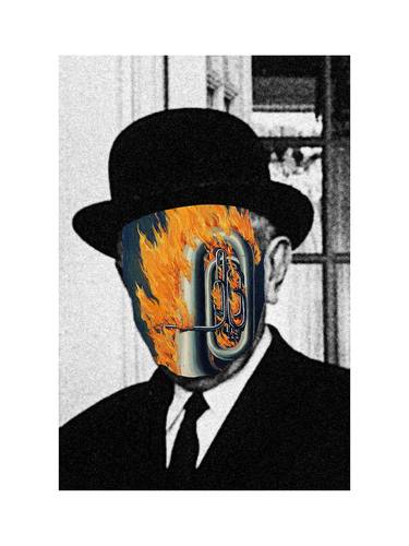 Portrait 50: Magritte. LARGE - Limited Edition of 6 thumb