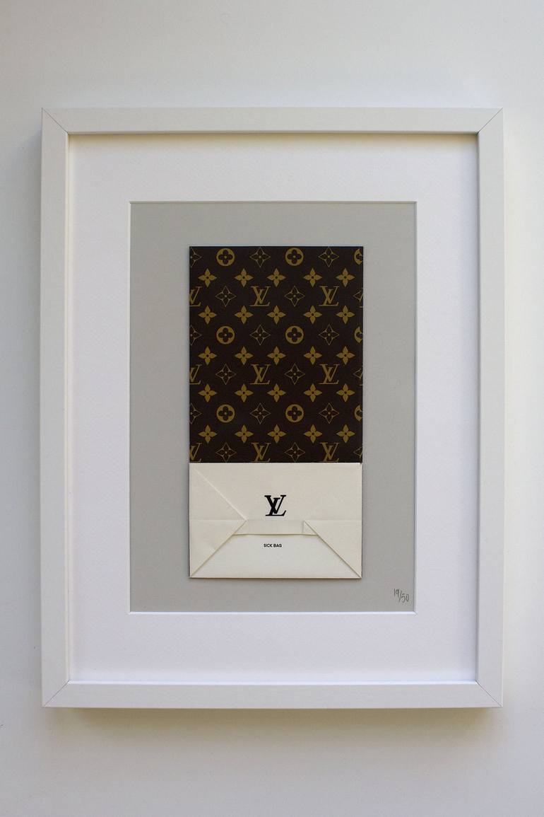 Louis Vuitton Sick Bag - Pink - Limited Edition of 50 Printmaking