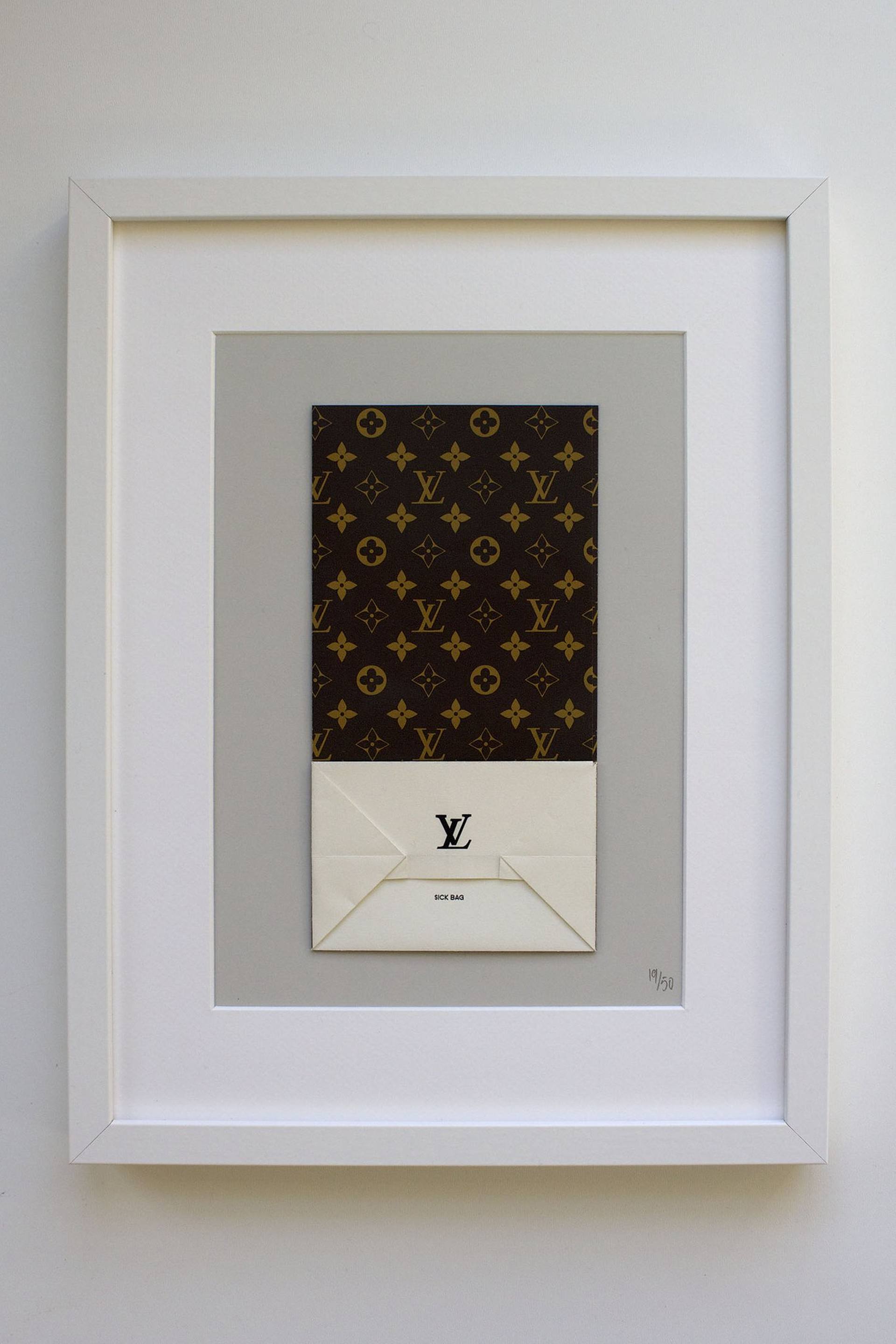 Louis Vuitton Sick Bag - Pink - Limited Edition of 50 Art Print