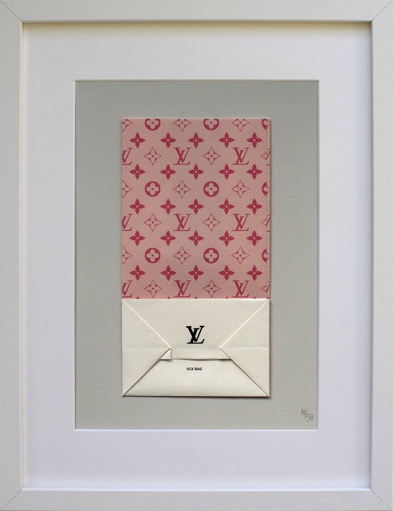 Louis Vuitton Sick Bag - Pink - Limited Edition of 50 Art Print