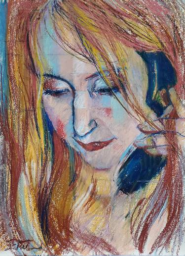 Original Fine Art People Painting by Yuming Zhu