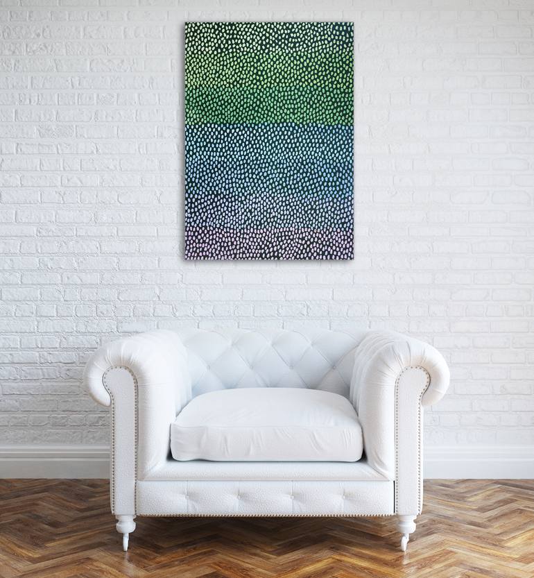 Original Dada Abstract Painting by Anastacia Sholik