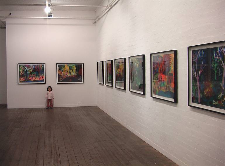 Original Figurative Outer Space Drawing by Damian Broomhead