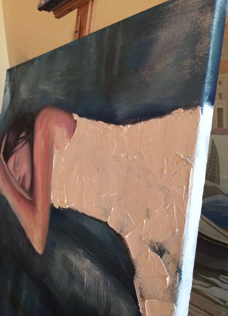 Original Figurative Women Painting by Sergey Denisov