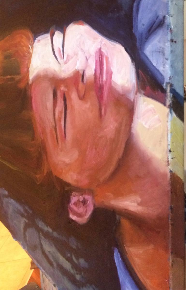 Original Impressionism Women Painting by Sergey Denisov
