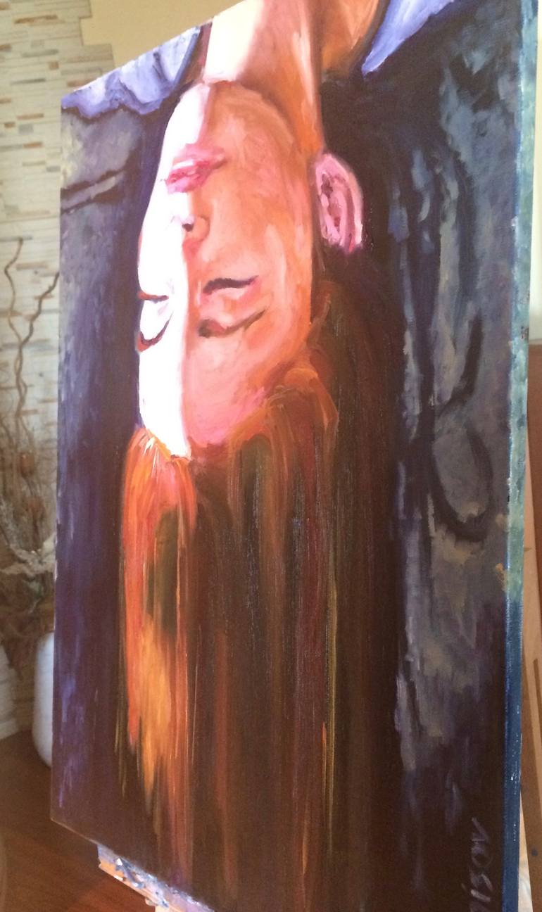 Original Impressionism Women Painting by Sergey Denisov