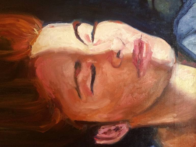Original Impressionism Women Painting by Sergey Denisov