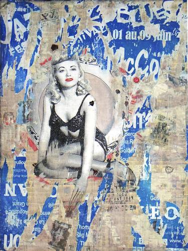Print of Dada Women Collage by Sandrine Robert