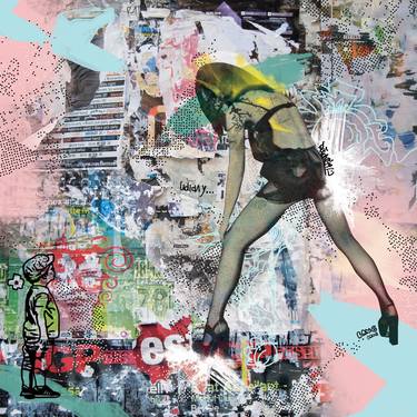 Print of Pop Art Women Mixed Media by Sandrine Robert