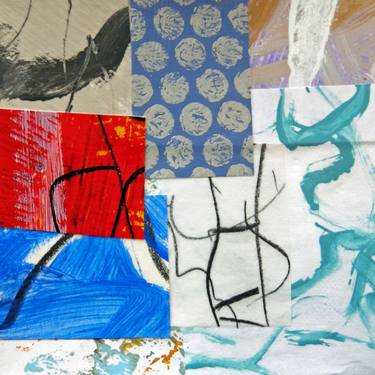 Original Abstract Collage by Brent Baker