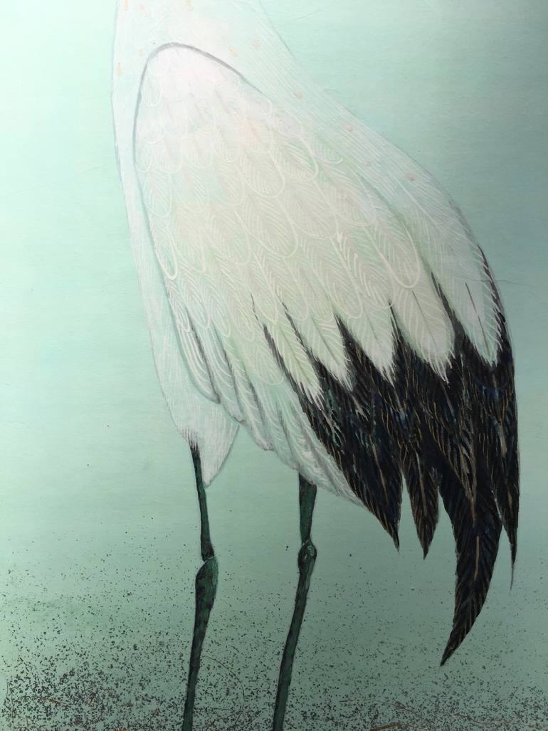 Original Expressionism People Painting by Yuko Nogami Taylor