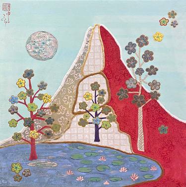 Original Conceptual World Culture Paintings by Yuko Nogami Taylor