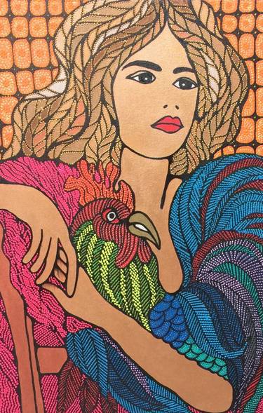 Print of Pop Art Women Paintings by Rita Bustamante