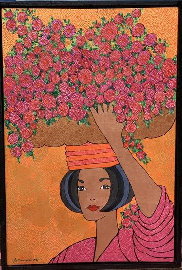 Original Pop Art Women Paintings by Rita Bustamante