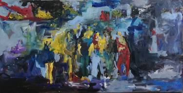 Print of Abstract Expressionism People Paintings by Daniela Popa