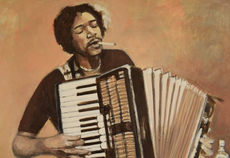 Original Portraiture Music Painting by Ela Köhler