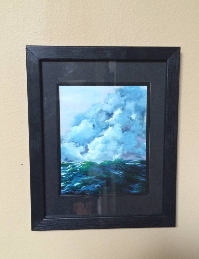 Original Realism Seascape Painting by Avido Khahaifa