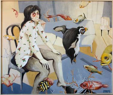 Print of Animal Paintings by Hasti Radpour