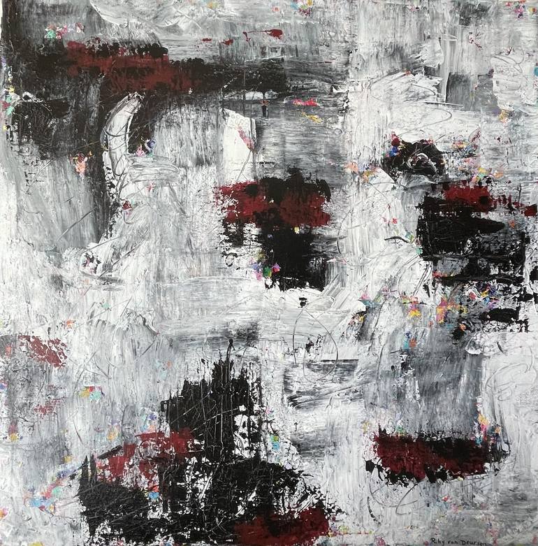 Print of Contemporary Abstract Paintings by Riky Van Deursen
