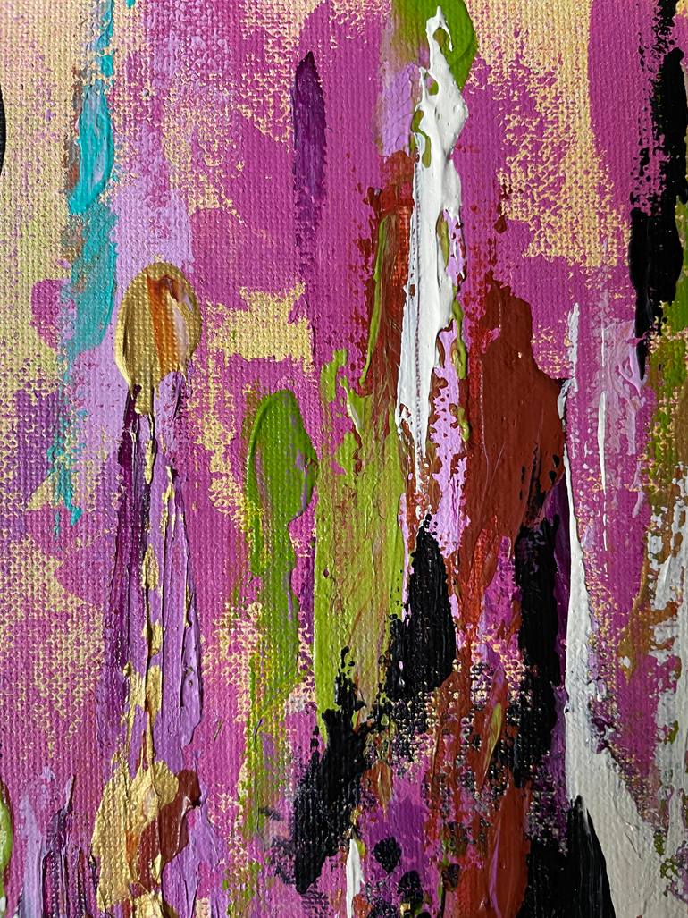 Original Abstract Expressionism Abstract Painting by Riky Van Deursen