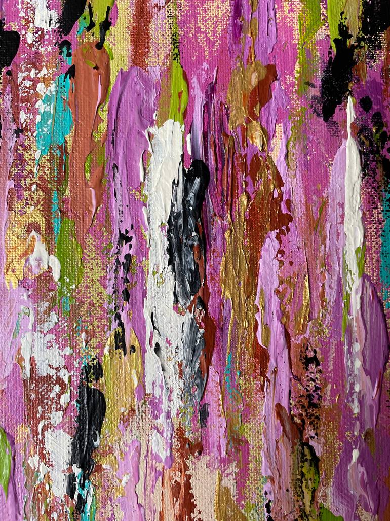 Original Abstract Expressionism Abstract Painting by Riky Van Deursen