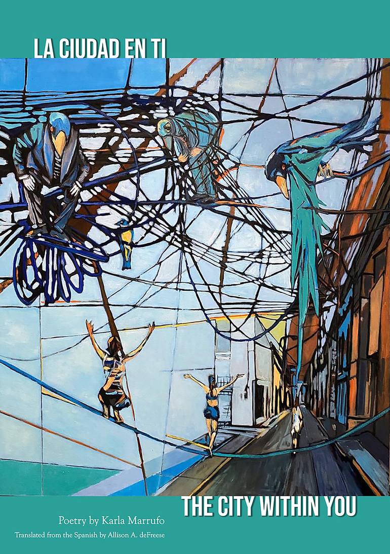Original Contemporary Cities Painting by Monika Malgorzata Gabrys