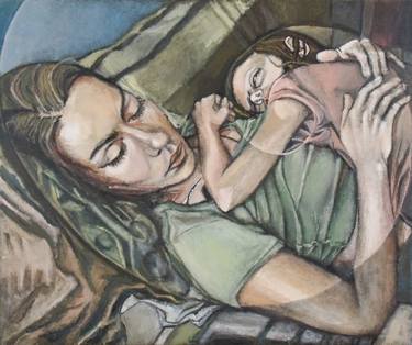 Print of Figurative Family Paintings by Monika Malgorzata Gabrys