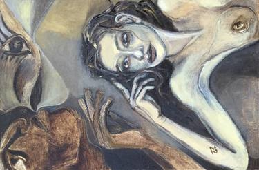 Original Fine Art Nude Paintings by Monika Malgorzata Gabrys