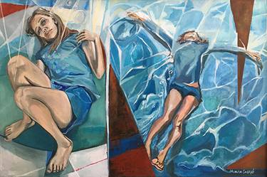 Print of Water Paintings by Monika Malgorzata Gabrys