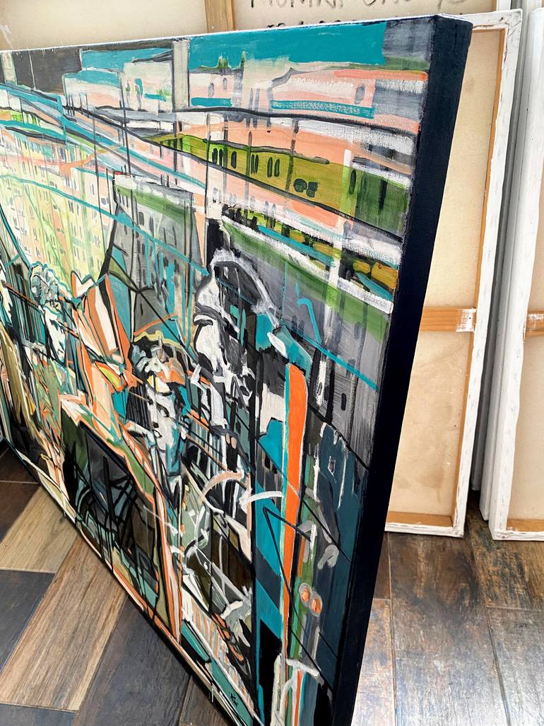 Original Documentary Time Painting by Monika Malgorzata Gabrys