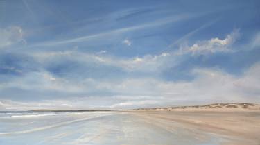 Camber Sands, Kent, painted spring 2015 thumb