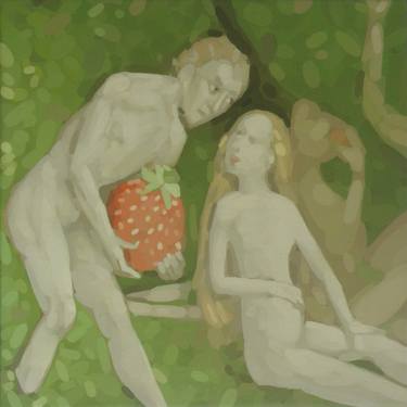 Print of Figurative Garden Paintings by noel perrier