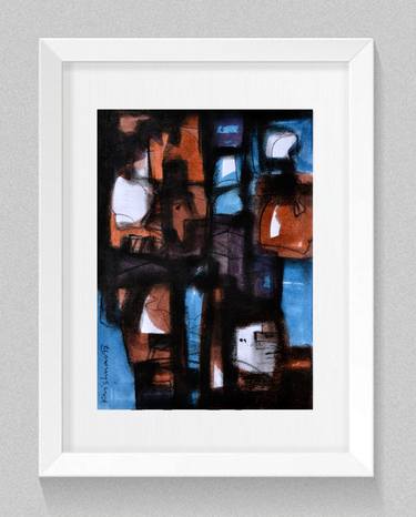 Print of Abstract Paintings by Krishna Pulkundwar