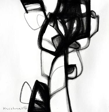 Print of Fine Art Abstract Drawings by Krishna Pulkundwar