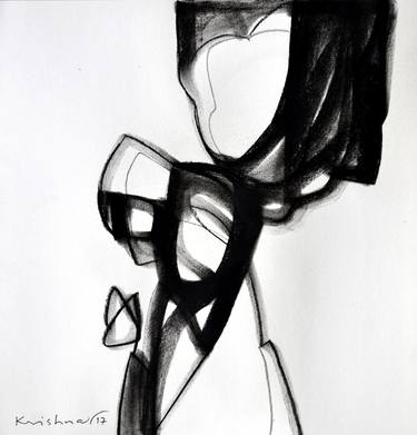 Print of Fine Art Abstract Drawings by Krishna Pulkundwar
