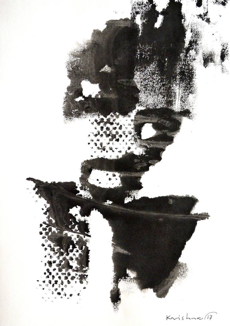 Print of Fine Art Abstract Drawings by Krishna Pulkundwar