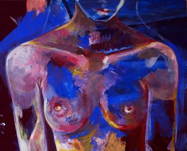 Print of Abstract Nude Paintings by Mancho Elizarashvili