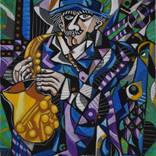 Saxophone player by Nagui Achamallah