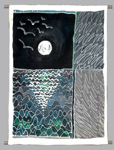 Original Contemporary Landscape Mixed Media by Susan Knight