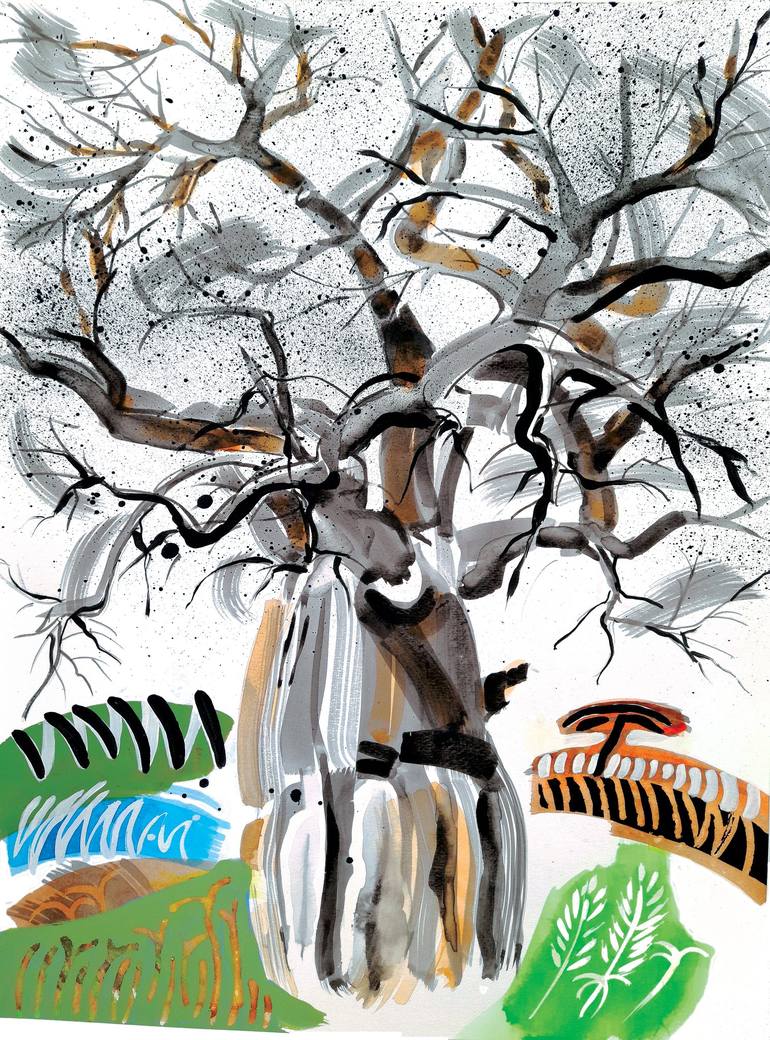Print of Expressionism Landscape Paintings by Susan Knight