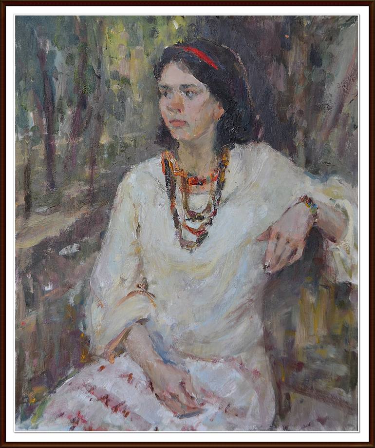 The Ukrainian Girl Painting by Alena Samofalova Saatchi Art