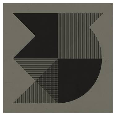 Original Modern Geometric Digital by Carlos Perez Del Moro