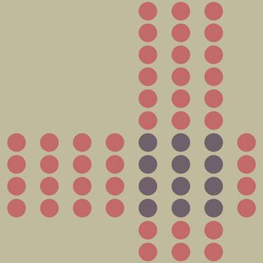 Original Geometric Patterns Mixed Media by Carlos Perez Del Moro