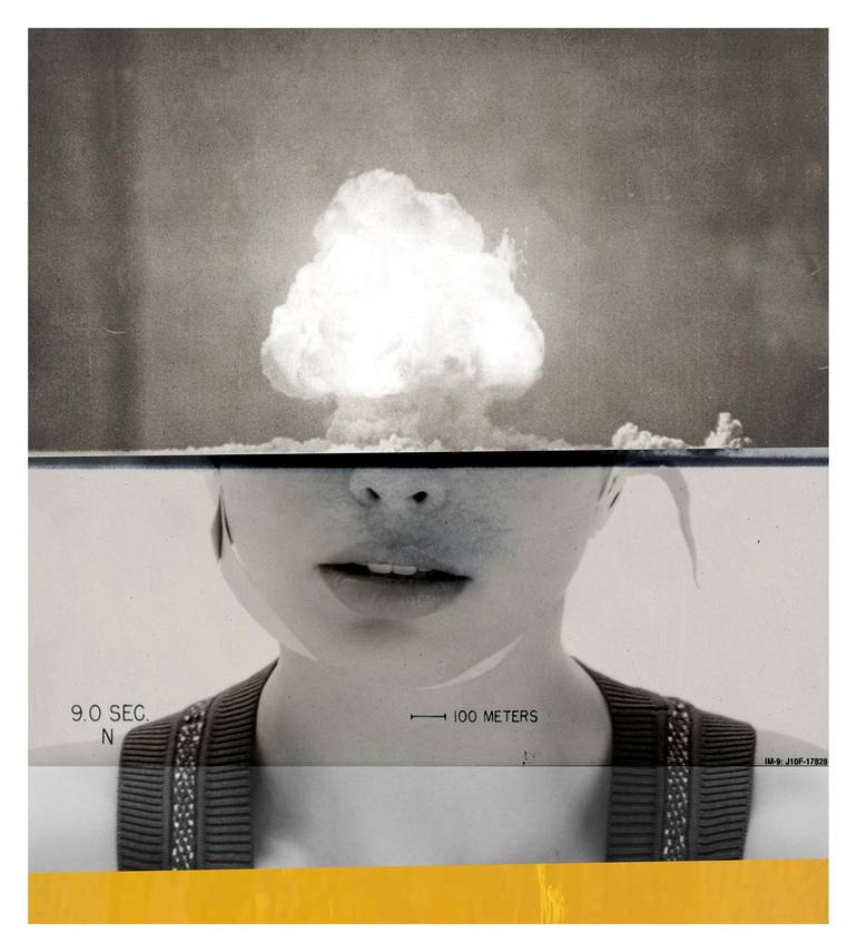 Print of Conceptual Time Collage by Carlos Perez Del Moro