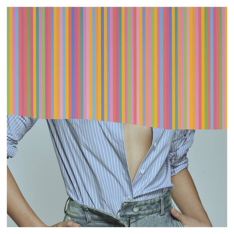 Print of Abstract Patterns Collage by Carlos Perez Del Moro