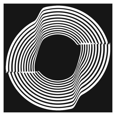 Original Black & White Patterns Mixed Media by Carlos Perez Del Moro